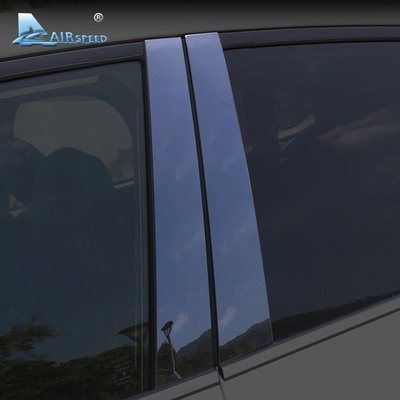 真碳纖維 SUBARU XV FORESTER OUTBACK 速霸陸森林人 碳纖維保護貼 車窗B柱 中柱裝飾貼 卡夢貼-飛馬汽車