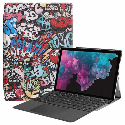 【天誠家居百貨】商務時尚保護殼微軟適用於Surface Pro 4 5 6 7 皮套Pro4 Pro5 Pro6 pro7 保護套支架