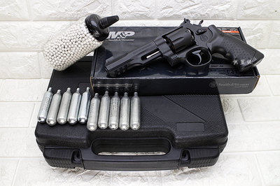 台南 武星級 UMAREX Smith &amp; Wesson R8 左輪 CO2槍 優惠組D ( M&amp;P左輪槍轉輪槍BB槍