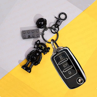 福斯 VW Volkswagen 鑰匙套 Tiguan GOLF8 POLO MK7 7.鑰匙圈 鑰匙包鑰匙殼 折疊鑰匙（滿599免運）