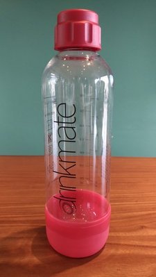 drinkmate 1L PET原廠耐壓水瓶、冷水壺(黑、白、紅)