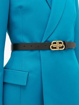 CC Collection 代購 Balenciaga BB Logo 復古舊金色腰帶