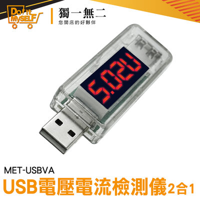 【獨一無二】USB監測儀 即插即測 測量電壓表 充電實時間測 USB電壓檢測 檢測器 MET-USBVA USB電壓表