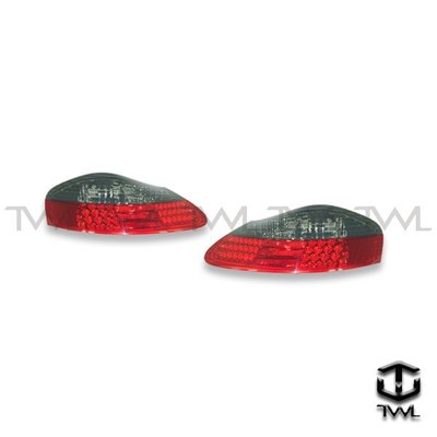 《※台灣之光※》全新PORSCHE保時捷 BOXSTER 986 高品質LED紅墨晶鑽後燈尾燈組