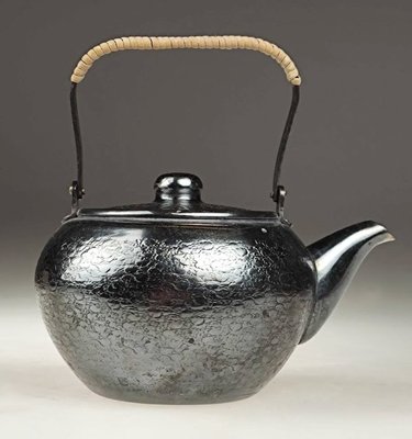 正善人文專拍---{金屬119}-----老件—銀川堂---鍍銀茶壺--尺寸14.5*11*14公分