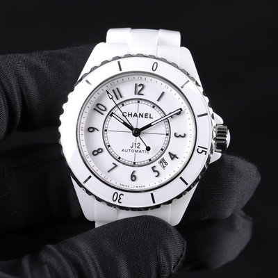 全新現貨 CHANEL H5700 香奈兒 J12 手錶 機械錶 白陶瓷 38mm 女錶 新款機芯 透明背蓋