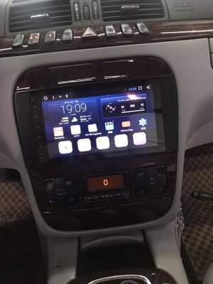 賓士M-Benz W220 S320 S350 S500 Android 安卓版 9吋觸控螢幕主機 導航/USB