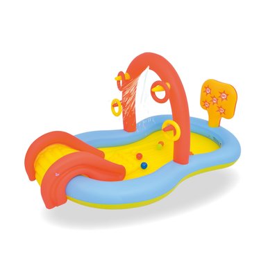 【熱賣精選】 JILONG兒童游泳池充氣加厚大型家用室內寶寶洗澡池動物泳池