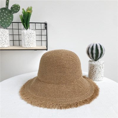 日本雪莉帽 防晒日本遮陽帽 防晒 涼感 大帽沿 抗UV 防紫外線 日本帽子 毛邊漁夫帽