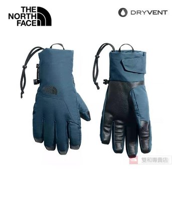 -滿3000免運-[雙和專賣店]THE NORTH FACE 男女通用 DryVent防水保暖手套/3M3H/翼藍