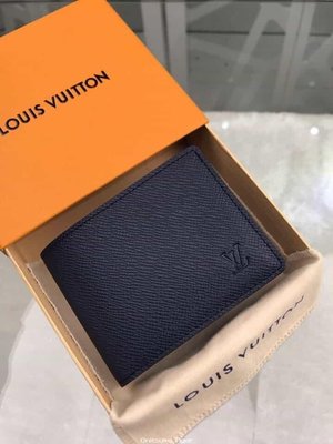 二手Louis Vuitton LV Amerigo錢夾 M42101深藍色