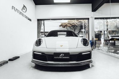 【政銓企業有限公司】保時捷 Porsche 992 FD 品牌 高品質 碳纖維 卡夢 CARBON 前下巴 免費安裝現貨