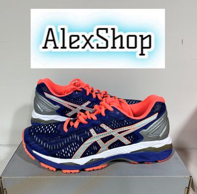 艾力克斯 ASICS GEL-KAYANO 23 (一般楦) 女 T646N-4593 藍橘 慢跑鞋