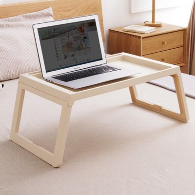 創意簡約筆記本電腦桌 簡易可折疊床上書桌 學生宿舍懶人學習桌