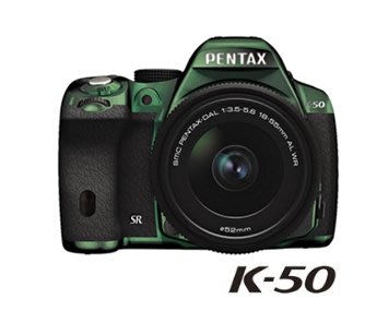 保內公司貨 福利品 PENTAX K-50+DAL18-55mm WR 單鏡組 綠