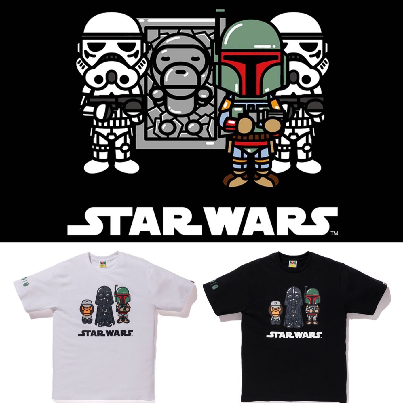 A bathing ape bape x Star Wars BOBA FETT tee 星際大戰第一軍團