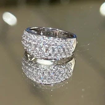 【JEMFU】鑽石戒指#可刷卡可分期 鑽石有68顆1.15克拉 簡約時尚
