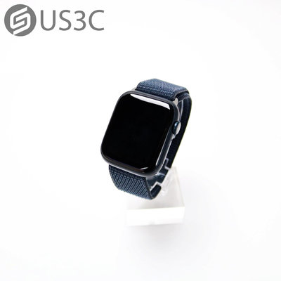 【US3C-桃園春日店】【福利品】公司貨 Apple Watch 9 45mm GPS 藍光色鋁合金錶殼 智慧型手錶 二手手錶 原廠保固內