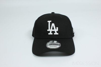 【IMPRESSION】New Era 9Forty LA Cap 老帽 棒球帽 黑 白 刺繡  現貨