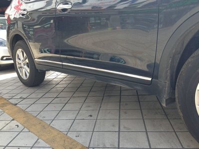 適用于新 X-TRAIL 車身飾條不銹鋼 17款 X-TRAIL 門邊裝飾亮條 車門邊裝飾條 高品質
