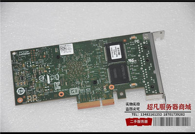 電腦零件DELL Intel I350-T4 THGMP X8DHT 9YD6K T34F4 0NWK 四口千兆網卡筆電