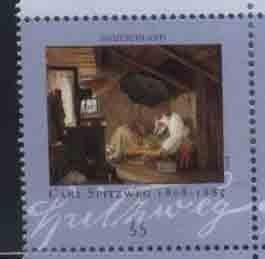 2008年德國畫家Carl Spitzweg紀念郵票
