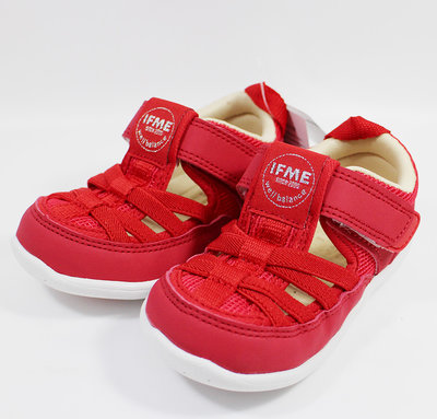 (E2)IFME 童鞋 水鞋 涼鞋 機能運動鞋 學步鞋 室內鞋 快乾 IF20-331314紅色 [迦勒]