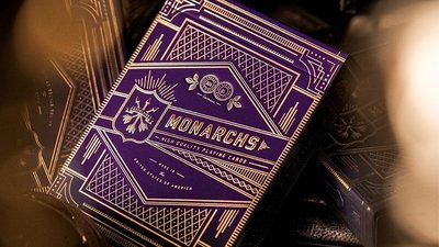 [魔術魂道具Shop]君王牌紫色~Monarch Royal Edition (Purple) Playing Card