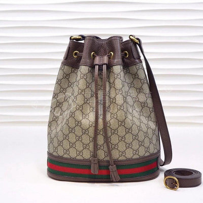 【宜瑄精品鋪】Gucci Ophidia系列GG 水桶包 540457 咖啡色 女款 單肩包 側背包 斜背包