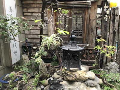 早期懷舊 日本鑄鐵燈籠 庭園造景 吊 提 鐵燈籠 茶道具A265