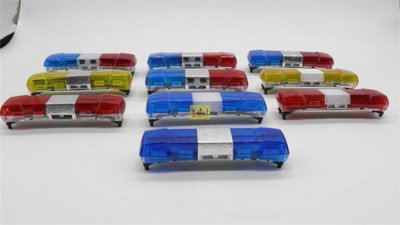 1：18 工字警燈模型（非真車）塑料材質多色可選汽車模型專用