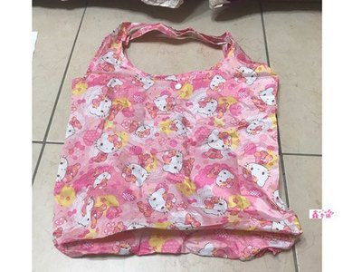 鑫本舖日本kitty環保購物袋 收納手提袋 櫻花滿版款