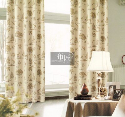 布匠- 窗簾訂做 窗簾布  遮光布 高質感 MIT 三明治遮光布  動物印花