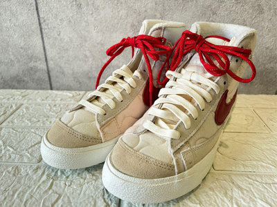 Nike 休閒鞋 Wmns Blazer Mid 77 米白 粉紅 藍 紅