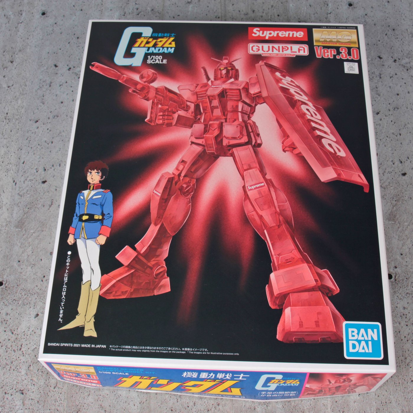 HYDRA】Supreme mg 1/100 Rx-78-2 Gundam Ver 3.0 鋼彈模型【SUP511