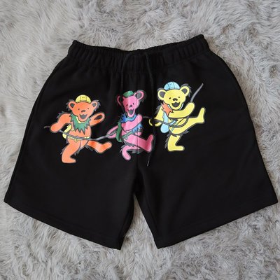 MOMO潮品-Gratefu 小熊 Tie Dye Dancing Bears PMA Shorts 休閑短褲