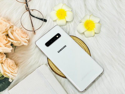 SAMSUNG Galaxy S10+ 8+512G 白 無盒裝 有配件