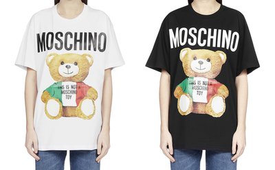 [全新真品代購-S/S21 新品!] MOSCHINO 義大利小熊 短袖T恤 (Teddy Bear)