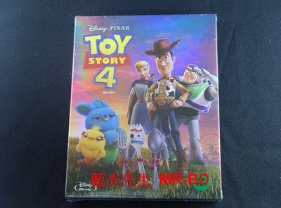 [藍光BD] - 玩具總動員4 Toy Story 4 雙碟限量精裝鐵盒版 - 贈精美小冊 / 明信片等
