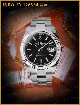 大銘腕錶 二手極新品 勞力士 ROLEX 蠔式 126334 黑面 41MM RX021106