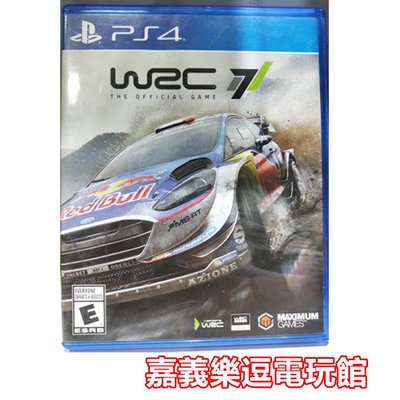 【PS4遊戲片】 世界越野冠軍賽 7 WRC 7【9成新】✪中古二手✪嘉義樂逗電玩館