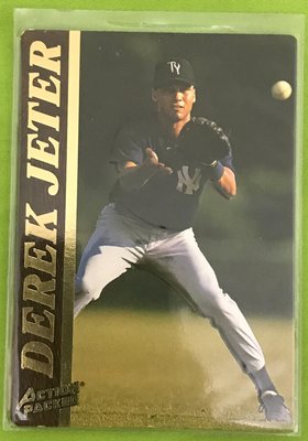 1995 Action Packed 名人堂3000安打洋基隊長 Derek Jeter小聯盟球卡