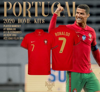 NIKE 歐國盃 送口罩 C羅 葡萄牙球衣 C.RONALDO portugal 歐國杯世界杯足球衣足球小將figo