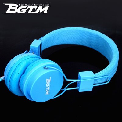 BGTM EP05 可摺疊立體聲頭戴式耳機(藍色)