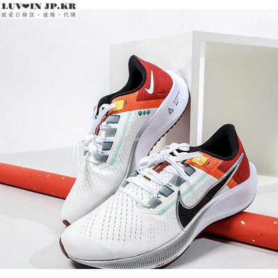 【日韓連線】Nike Air Zoom Pegasus 38 飛馬 白紅黑輕便慢跑鞋DQ4499-101 男女鞋