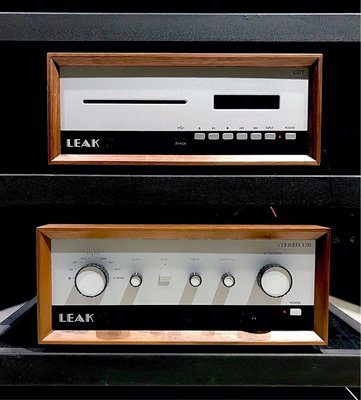 [ 沐耳 ] 英國精品 LEAK 擴大機 Stereo 130 + CDT 轉盤：特仕版：唱放，藍芽，DA，耳擴，前級