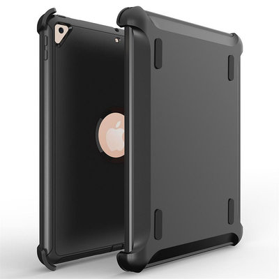平板保護殼 適用iPad 10.2 8th背夾純色三合一PC平板套TPU防震防摔Air3保護殼 平板電腦保護套 平板皮套