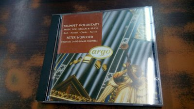 年輪書房 Trumpet Voluntary: Music for Organ & Brass Argo USA美版
