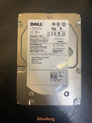 DELL R420 R520 R720 T420 T620 300G SAS 3.5寸 15K 伺服器硬碟