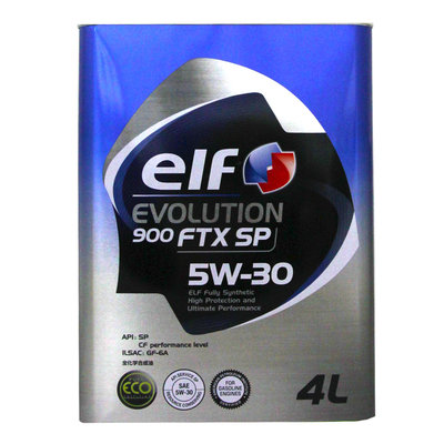【易油網】ELF 5W30 EVOLUTION 900 FTX 5W-30日本鐵罐 全合成機油 GULF